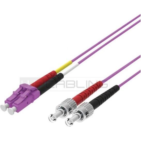 WP Rack & Cabling Wp Europe Patch 2fo Om4 Lcd-2st Lila (5 m) (WPC-FP4-5LCST-050)