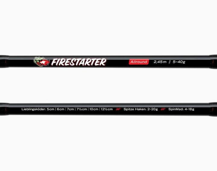 Immagine prodotto Lieblingsköder Canna da spinning Firestarter Allround (Canna da spinning, 245 cm)