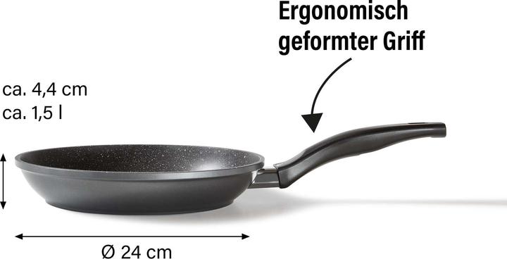 Produktbild Stoneline 6841 frying pan 24 cm (24 cm, Bratpfanne, Aluminium)