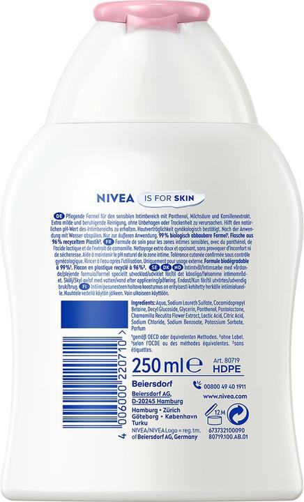 Produktbild NIVEA Intimo Sensitive Wash Lotion (Intimwaschlotion, 250 ml)