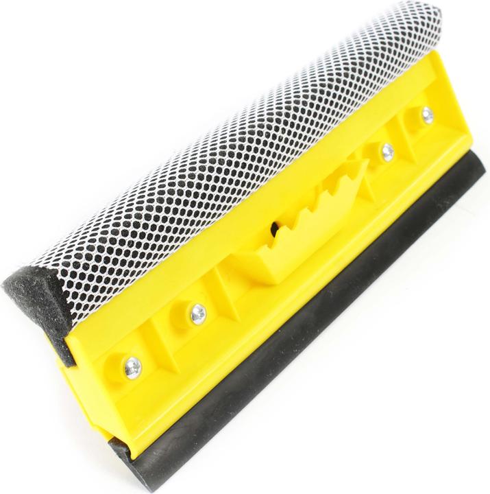 Actual product image Wiltec XPOtool 2in1 3D Teleskop Waschbürste 145-300cm Bürstenkopf Schwamm Abzieher