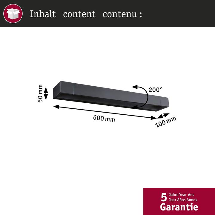 Image du produit Paulmann Wandleuchte Lucille (2100 lm)