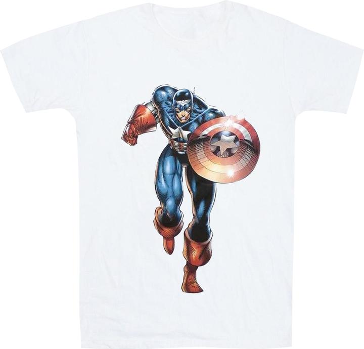 Immagine prodotto Captain America Maglietta Corsa Adulto Unisex (XXL)