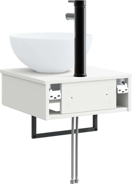 Actual product image vidaXL Wandmontiertes Waschbecken (405 mm, 410 mm)