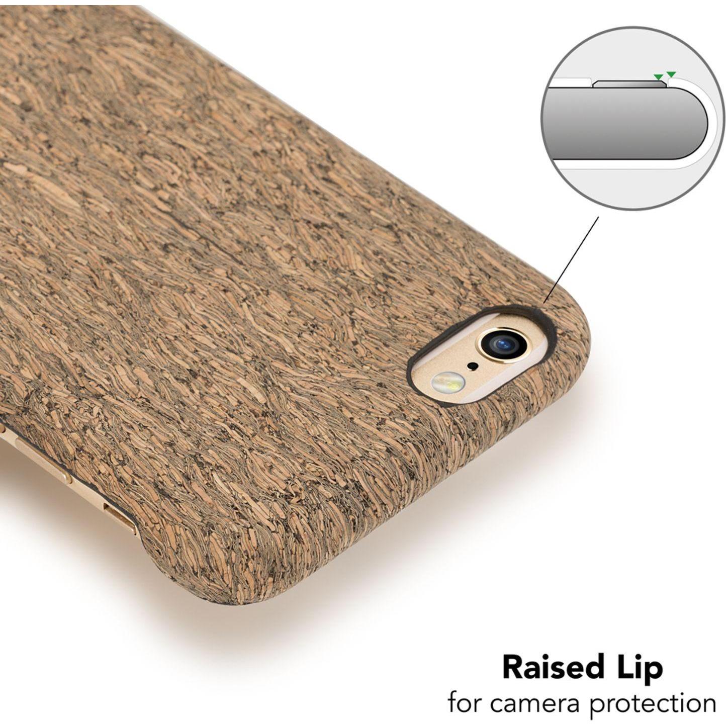 Thumbnail - Nalia Kork Handyhülle (Apple iPhone 6), Smartphone Hülle, Braun