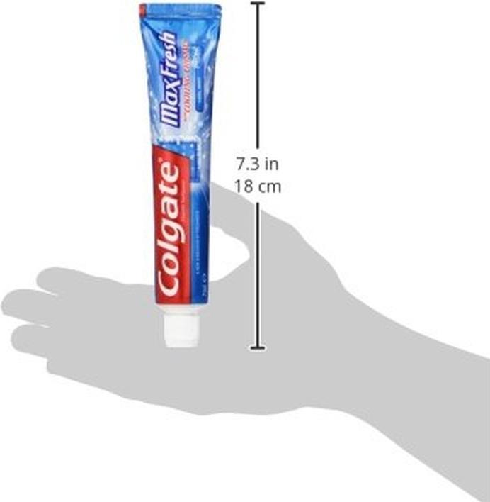 Actual product image Colgate w. Toothpaste max fresh cool mint, 75ml tu (75 ml)