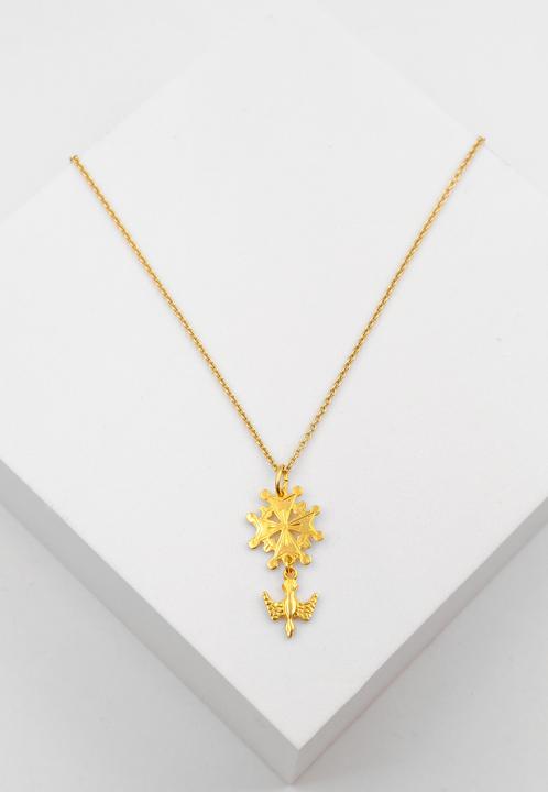 Image du produit Muau Croix huguenote (Or 750/18 K)