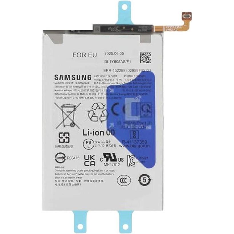Samsung Galaxy Z Fold7 Battery Main EB-BF966ABE Original, Batteria smartphone