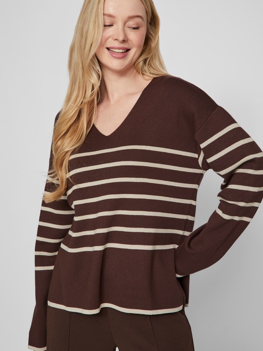 Image du produit Vila Pull en tricot col V (XS)