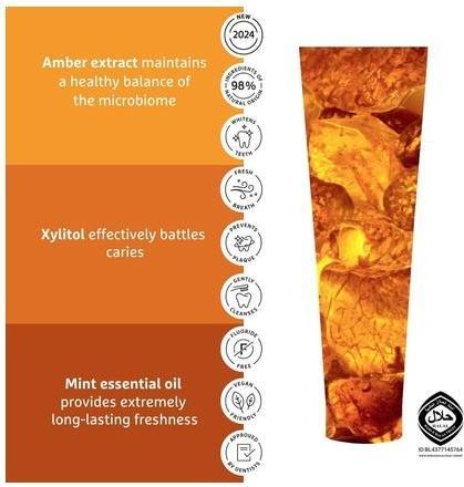 Produktbild Ecodenta Amber Whitening Toothpaste Fluoride-Free