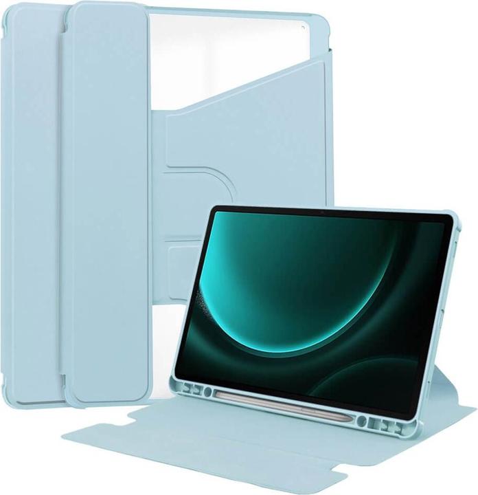 Produktbild Cover-Discount Galaxy Tab S9 FE+ - 360-Grad Tablet Hülle hellblau (Galaxy Tab S9 FE+)