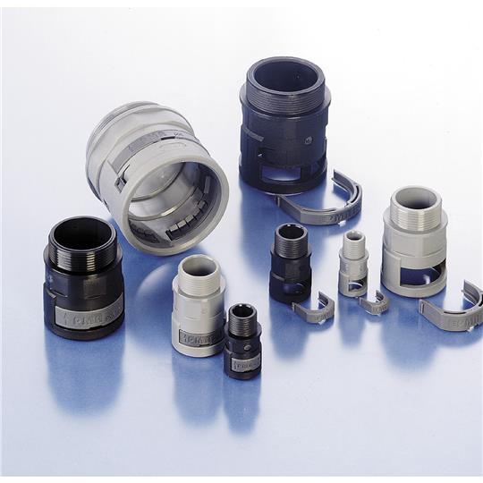 Actual product image PMA Connection fittings straight PG36 Polyamide 6 Straight Black
