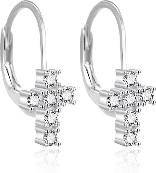 Immagine prodotto Agato Silver Dangle Earrings Cross Agt-E110lw (Argento)