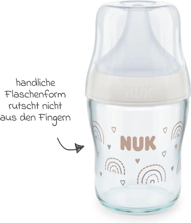 Produktbild NUK Babyflaschen Glas-Flasche 2er Pack Perfect Match 120 ml (120 ml)