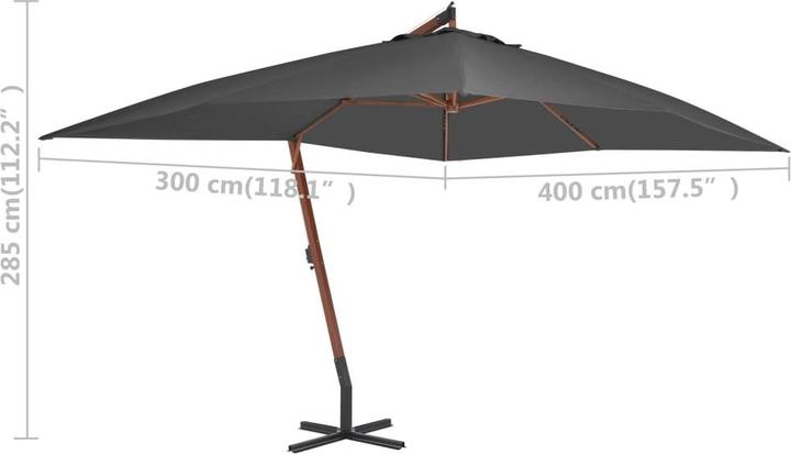 Actual product image vidaXL Sonnenschirm (3 m)