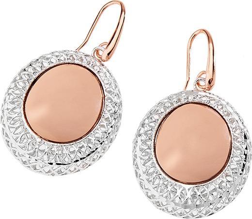 Produktbild Ottaviani Rose gold and rhodium-plated bronze earrings