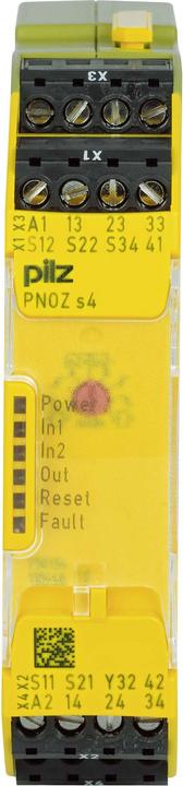 Produktbild Pilz Sicherheitsschaltgerät PNOZ S4 750134