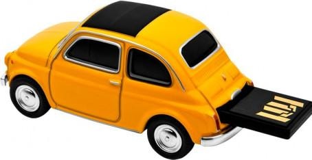 Produktbild GO Europe USB2.0 Stick 32GB Fiat 500 Oldtimer gelb - Flash-Speicher - unsortiert (32 GB, USB 2.0)