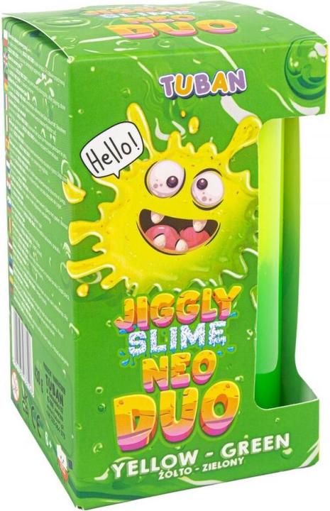 Actual product image Tuban Jiggly Slime Neo Duo gelb-grün
