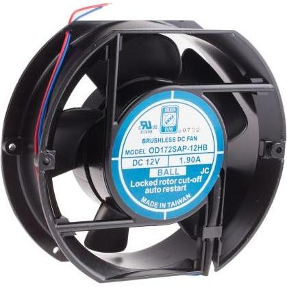 Rs Pro Lüfter 172x150x51mm 12VDC 23W 391m³/h (150 mm, 2 x), PC Lüfter