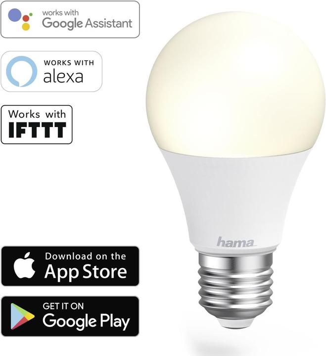 Energie-Label Hama WiFi Lampe (E27, 806 lm, 1x)