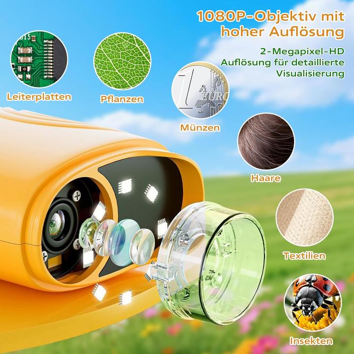 Actual product image Leciptekb Digitales Mikroskop für Kinder