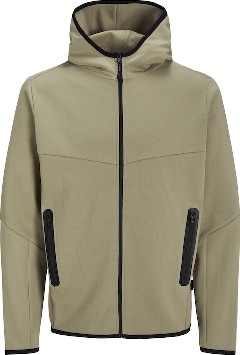 Produktbild Jack & Jones Einfarbig Kapuzenpullover mit Reissverschluss Kapuzenjacke (S)