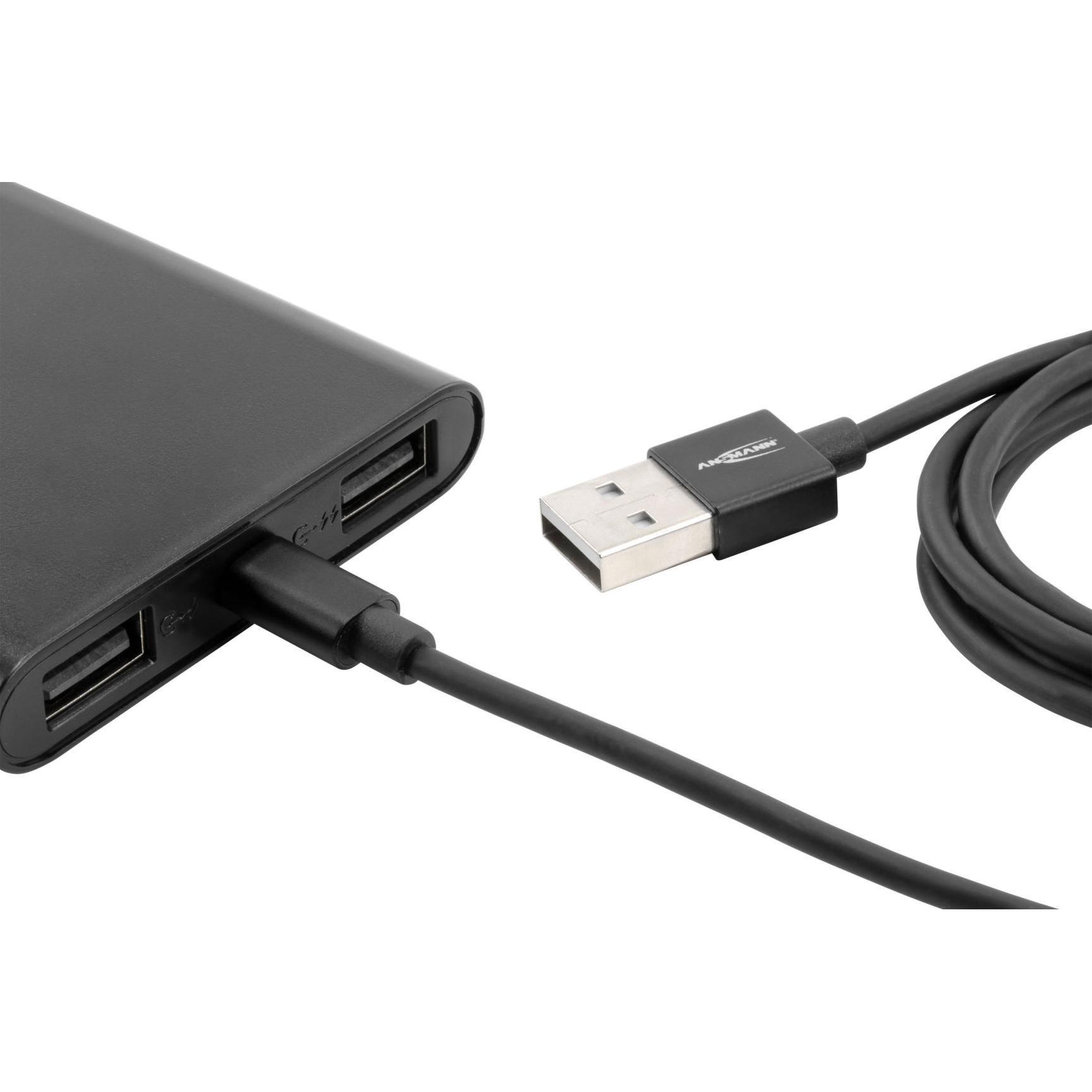 Thumbnail - Ansmann Ladekabel (1.20 m, USB 2.0), USB Kabel