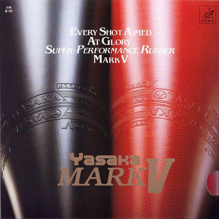 Actual product image Yasaka Rubber Mark V