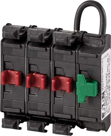 Produktbild Eaton Flat Rear contact block,3NC,1NO