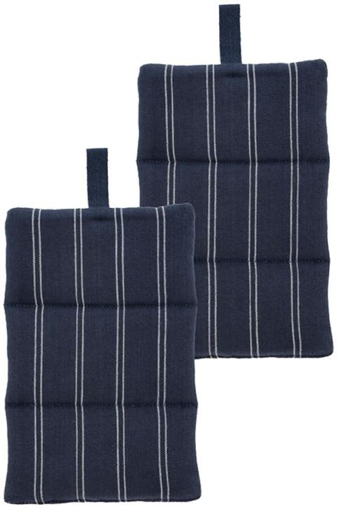 Södahl Topflappen 15x23 Harmony 2 Stck. Navy blue, 35244 (Polyester recyclé, Coton)