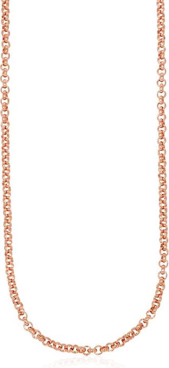 Immagine prodotto Xen Collana cimelio lunga 80 cm in argento 925 placcato oro rosa (Argento 925, 80 cm)