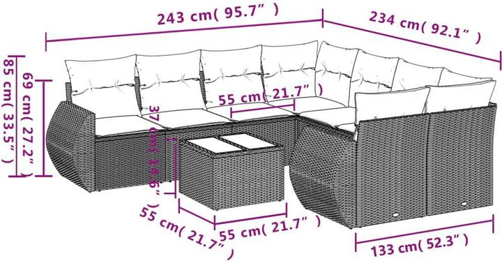Produktbild vidaXL Tinsley
