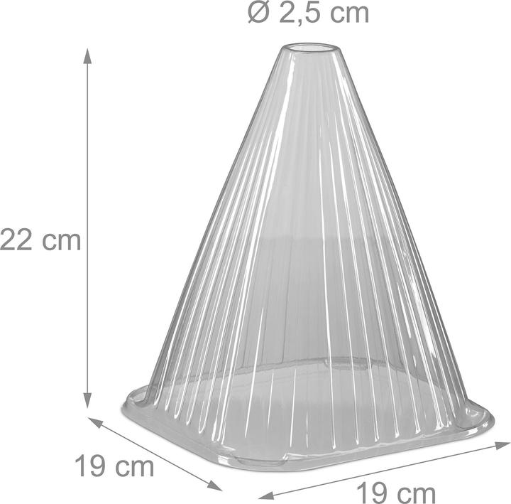 Produktbild Relaxdays 10x Pflanzenhut