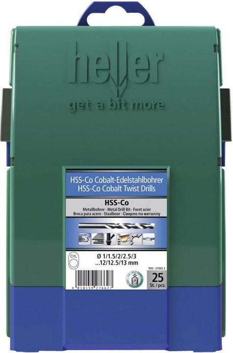 Produktbild Heller HSS Metall-Spiralbohrer-Set 25 (1,0-13mm)