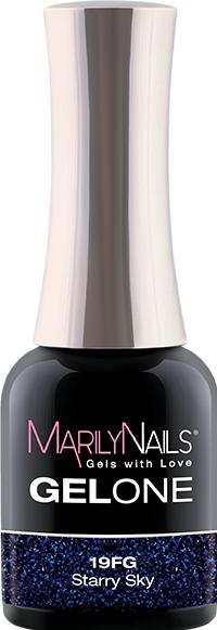 Produktbild Marily Nails GELONE – 19FG Starry Sky (Starry Sky, Gel-Effekt Nagellack)