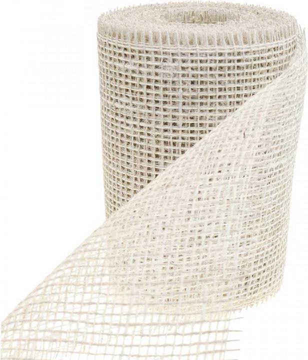 Viana Tischläufer weiss Rolle für Dekoration und Bastelprojekte