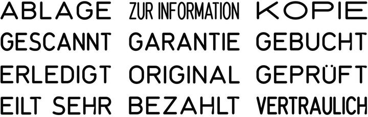 Produktbild Trodat Mehrtext-Stempel - selbstfärbend