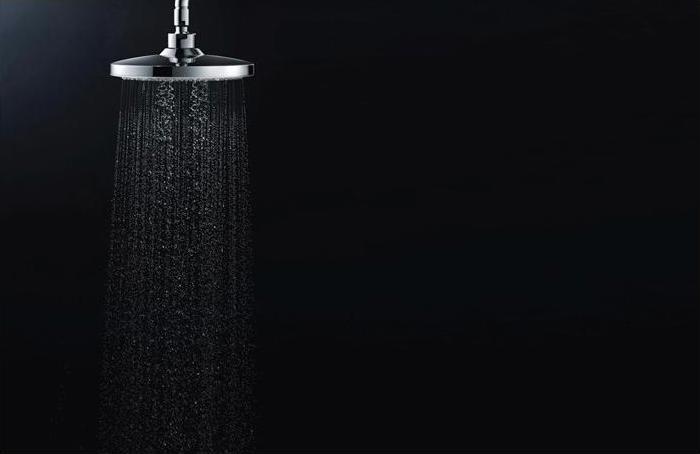 Actual product image TOTO Round Comfort Wave overhead shower, Warm Spa white/chrome (2 Beam types, 12.20 l/min)