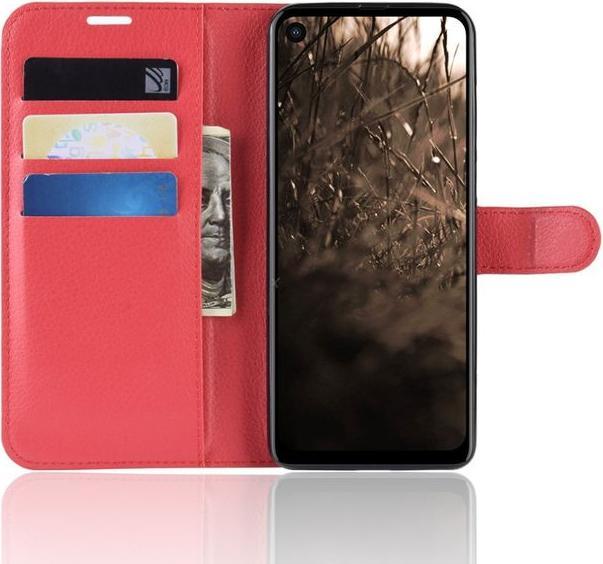 Actual product image MU Classic Litchi Leather Bookcover Series (Motorola One Vision)