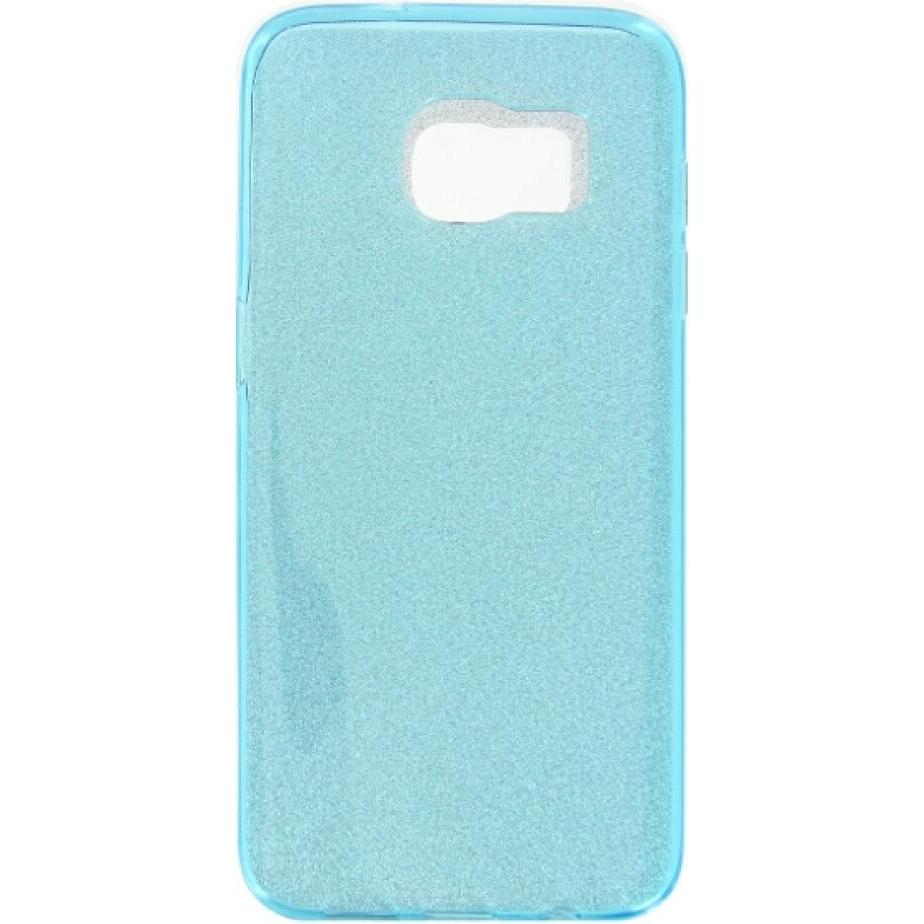 OEM TPU Case Glitter Samsung Galaxy S7 Edge blau (Samsung Galaxy S7 Edge), Smartphone Hülle
