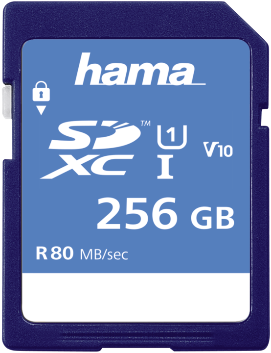 Hama SDXC 256GB Class 10 UHS-I (256 GB, SDXC, U1, UHS-I)
