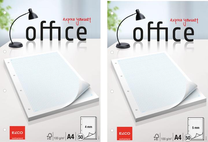 Actual product image Elco Ring binder pad Office (A4, Checked)
