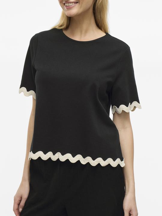 Produktbild Vila VICALISA Rundhals Oberteil mit kurzen Ärmeln (M)