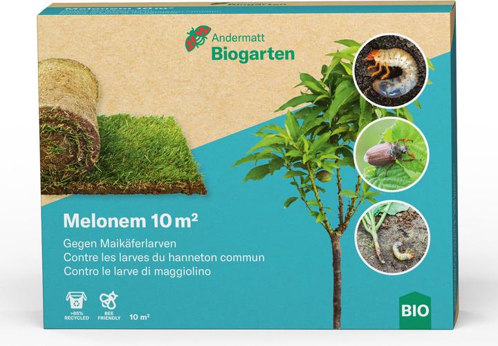 Andermatt Biogarten Melonem Nematoden gegen Maikäferlarven 10qm (1 Stk)