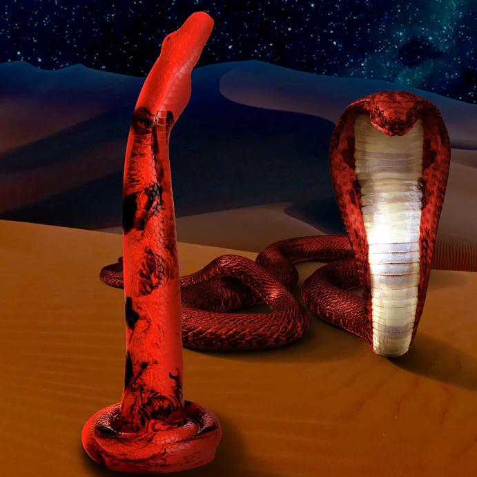 Produktbild Creature Cocks King Cobra - Silicone Dildo - 18" / 45 cm/Black