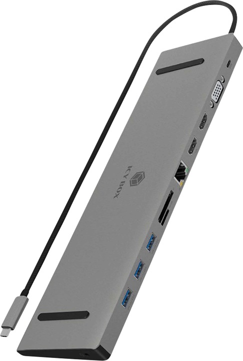 Productafbeelding Icy Box IB-DK2106-C (USB-C, 1 Havens)