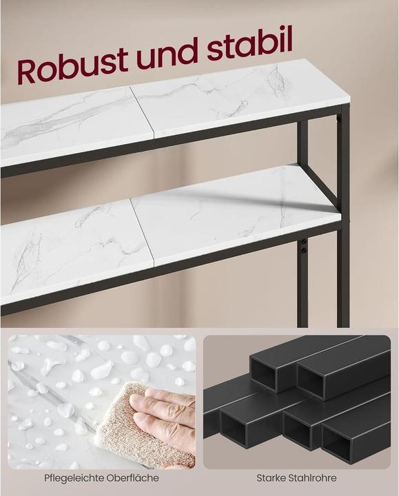 Image du produit Vasagle Table console (100 x 20 x 80.50 cm)