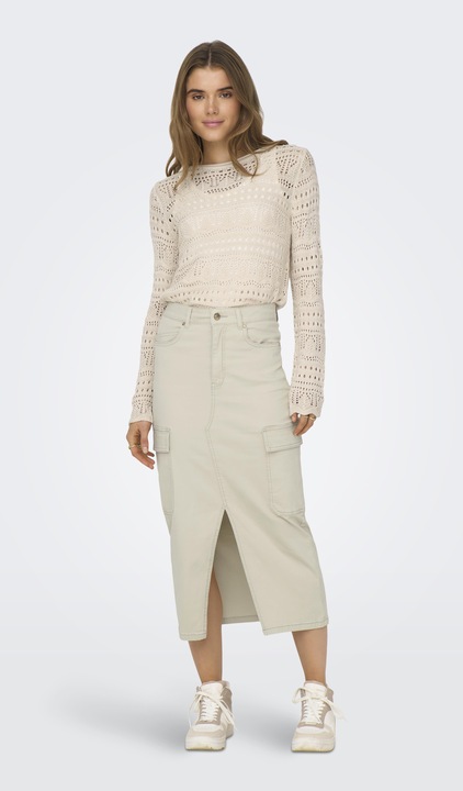Image du produit JdY Pull à encolure en U Pull en maille (L)