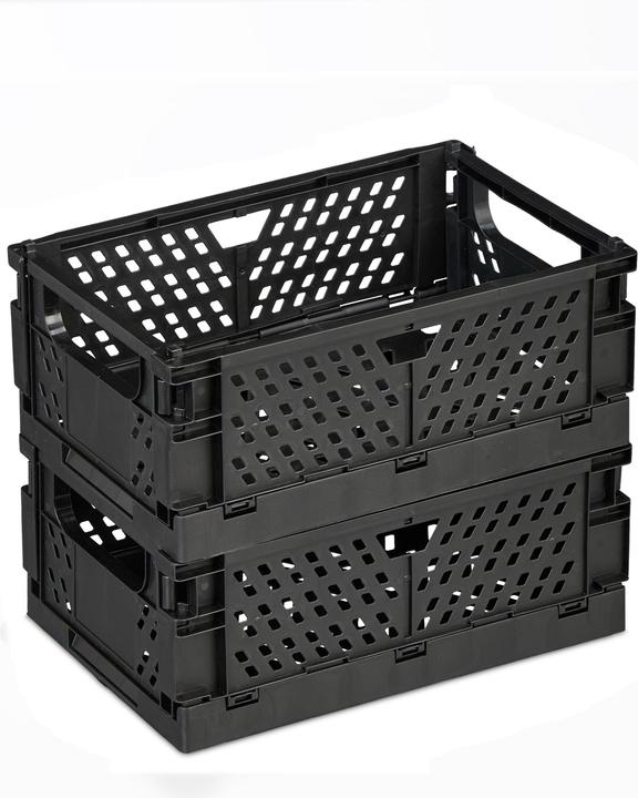 Actual product image Relaxdays 2x folding box (25 x 16.5 x 10 cm, 3.33 l)